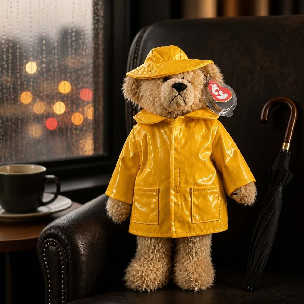 1993 ATTIC TREASURES TY BEANIE PLUSH 14" GORDON THE BEAR PRISTINE RETIRED MINT!